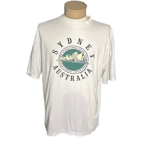 Vintage 90’s Sydney Opera House Australia Single Stitch Tourist T Shirt - Picture 1 of 6